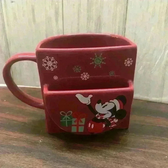 Disney Parks Mickey "Delivering Holiday Cheer"  Cookie Mugs (2pack) - Picture 4 of 5